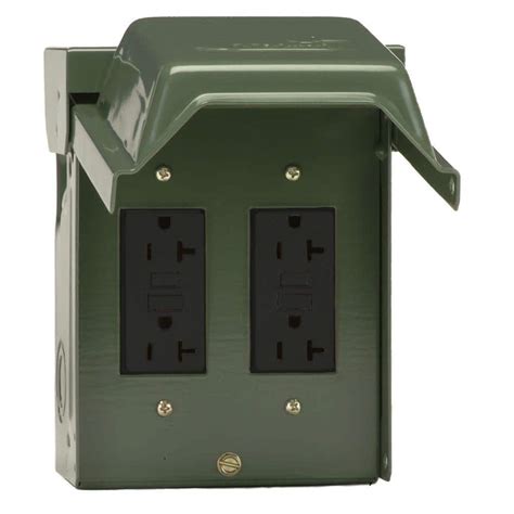 gfci outlet in metal box|gfci outlet at home depot.